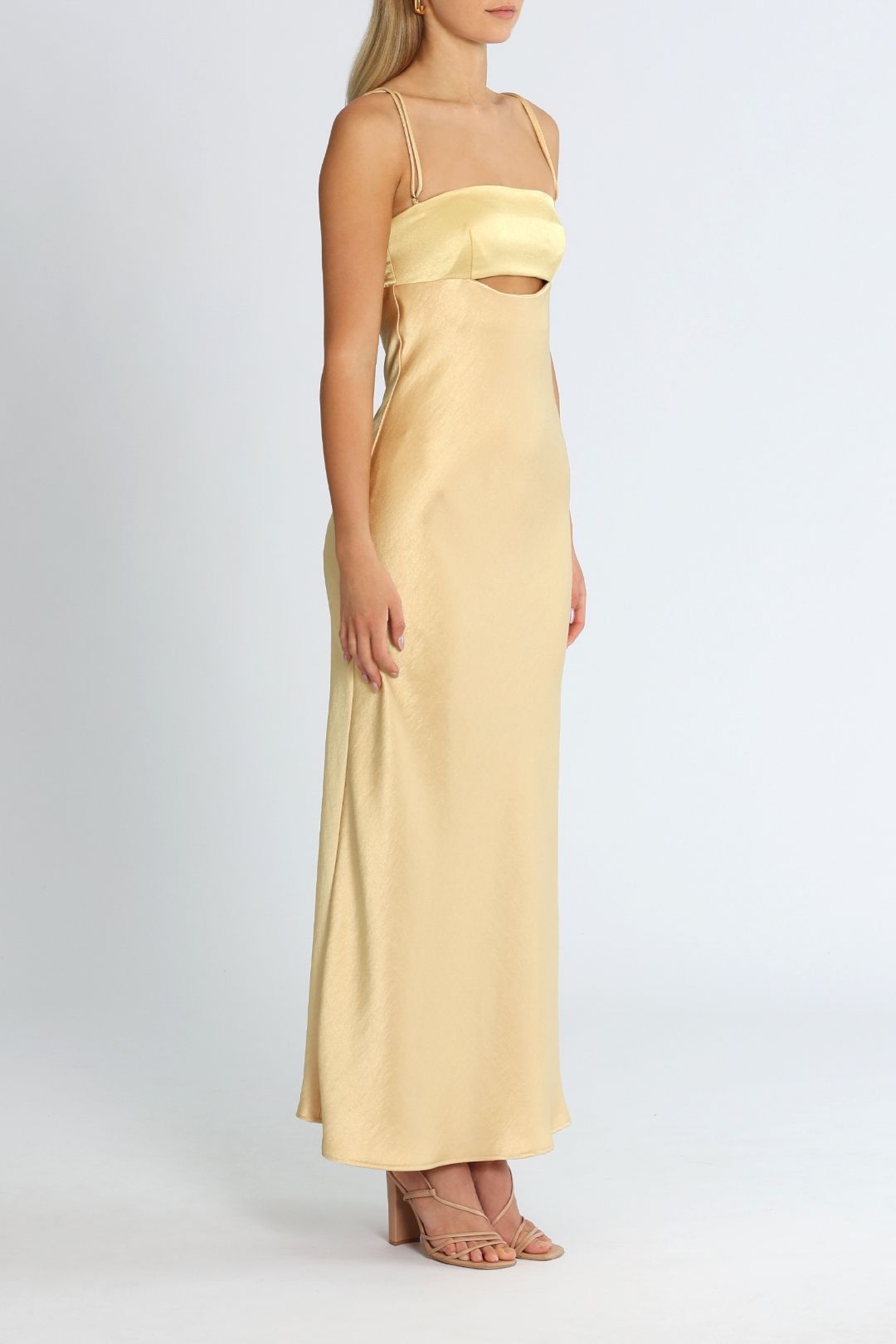 Hire Carrie Maxi Dress in Yellow | Bec and Bridge | GlamCorner Hire Carrie Maxi Dress in Yellow | Bec and Bridge | GlamCorner