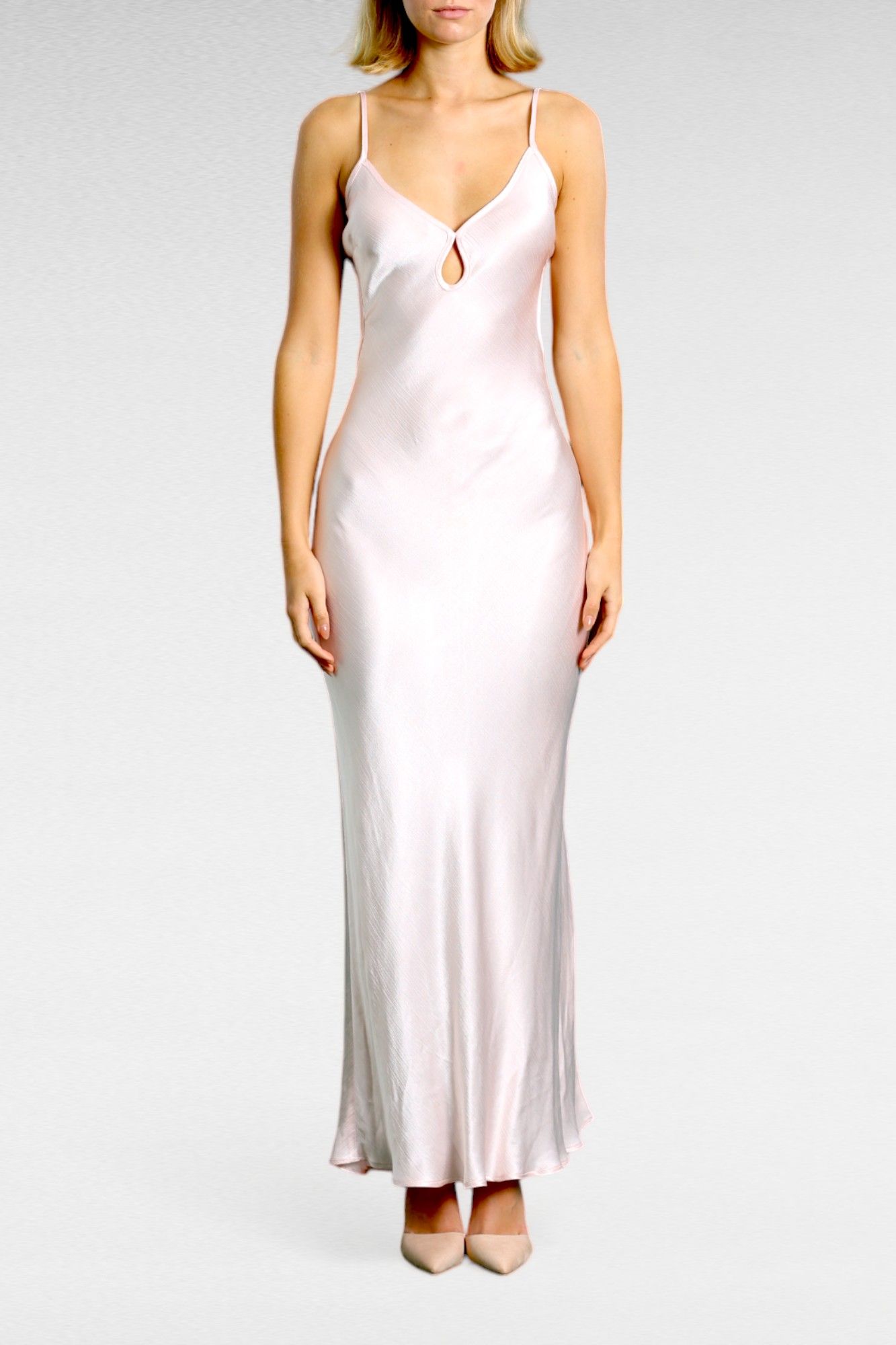 Kate V Pink blush backless bridesmaid dress Cocktail Party dress
