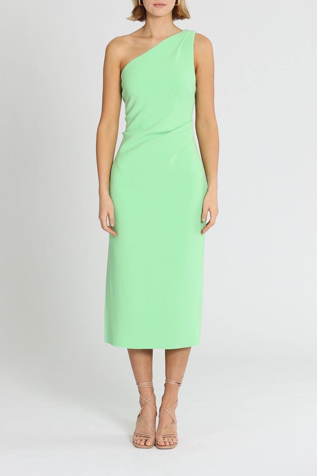 Hire Clover Asymmetric Midi Dress Bec and Bridge GlamCorner