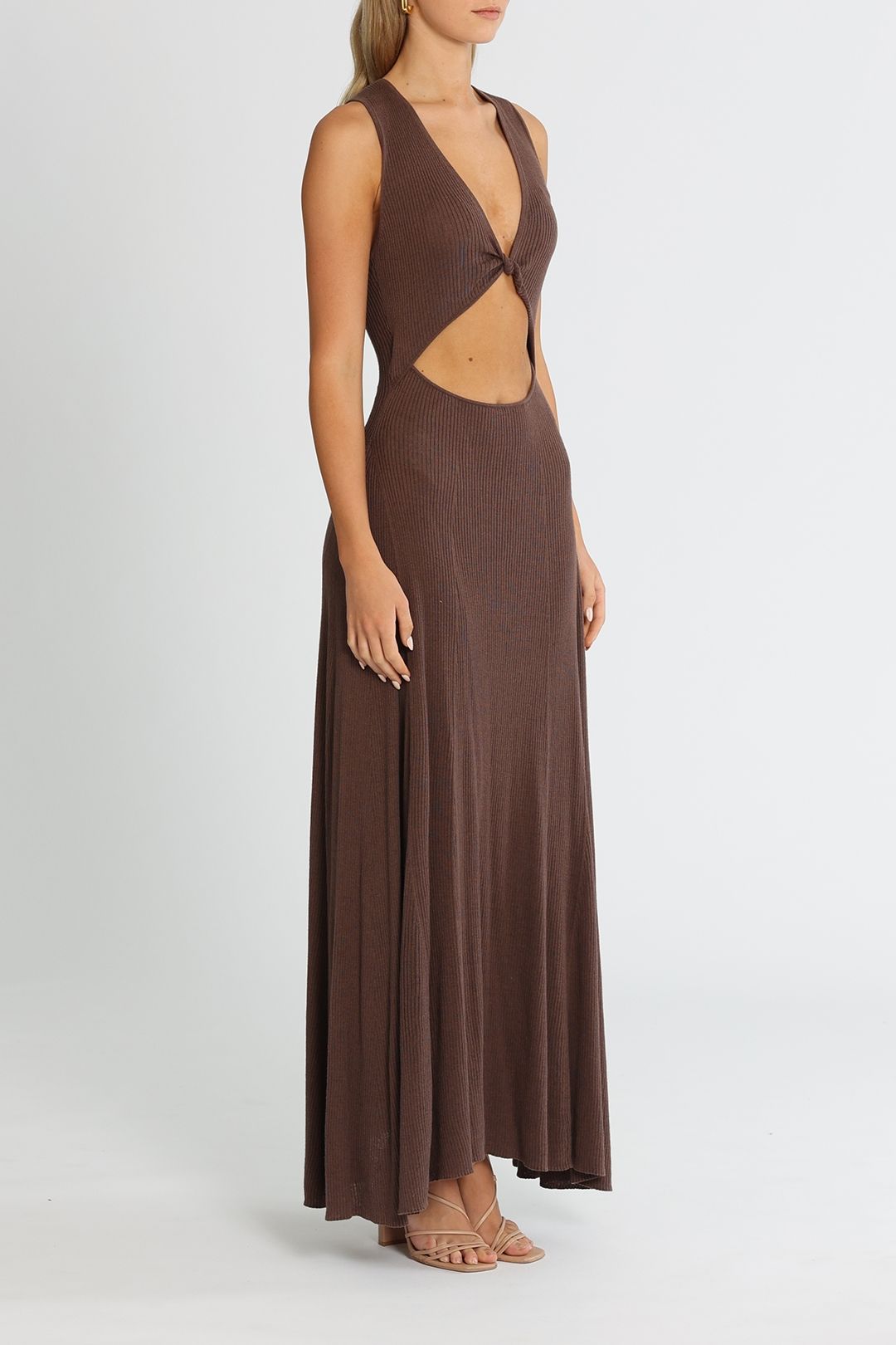 Bec and Bridge Elijah Dress Chocolate Cutout