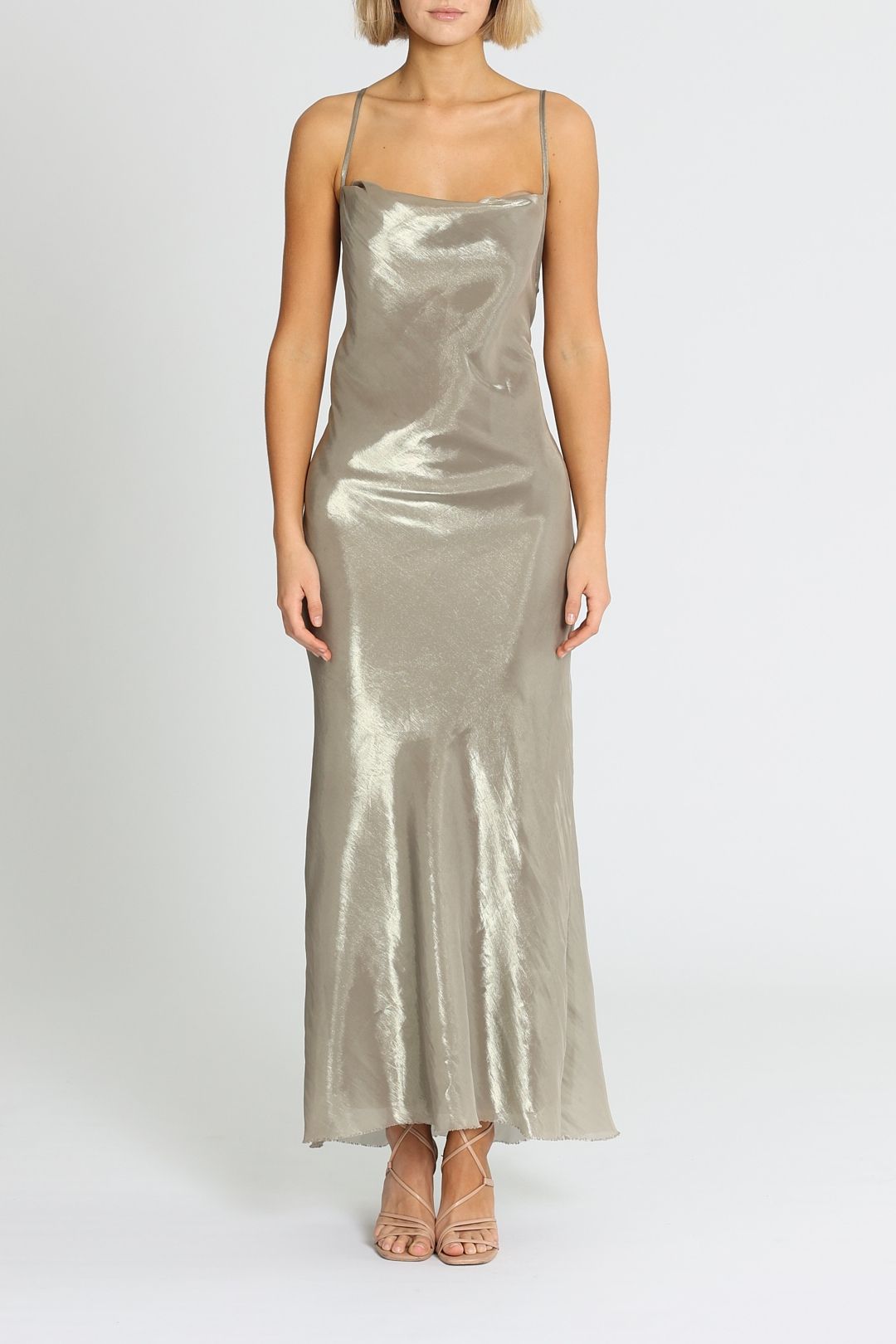 Bec and bridge Fleur Iridescent Maxi Dress Cowl