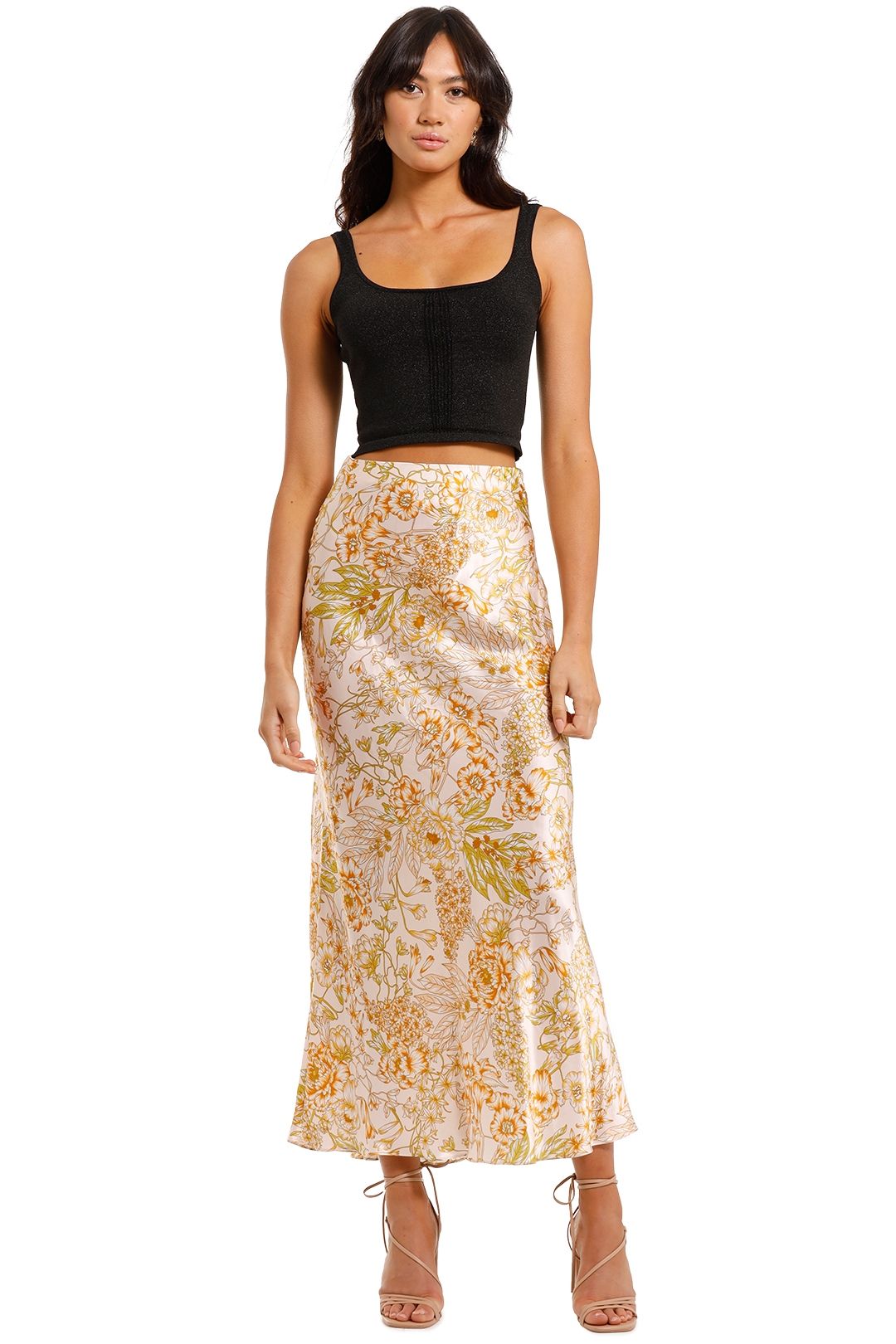 Bec and Bridge Floria Maxi Slip Skirt