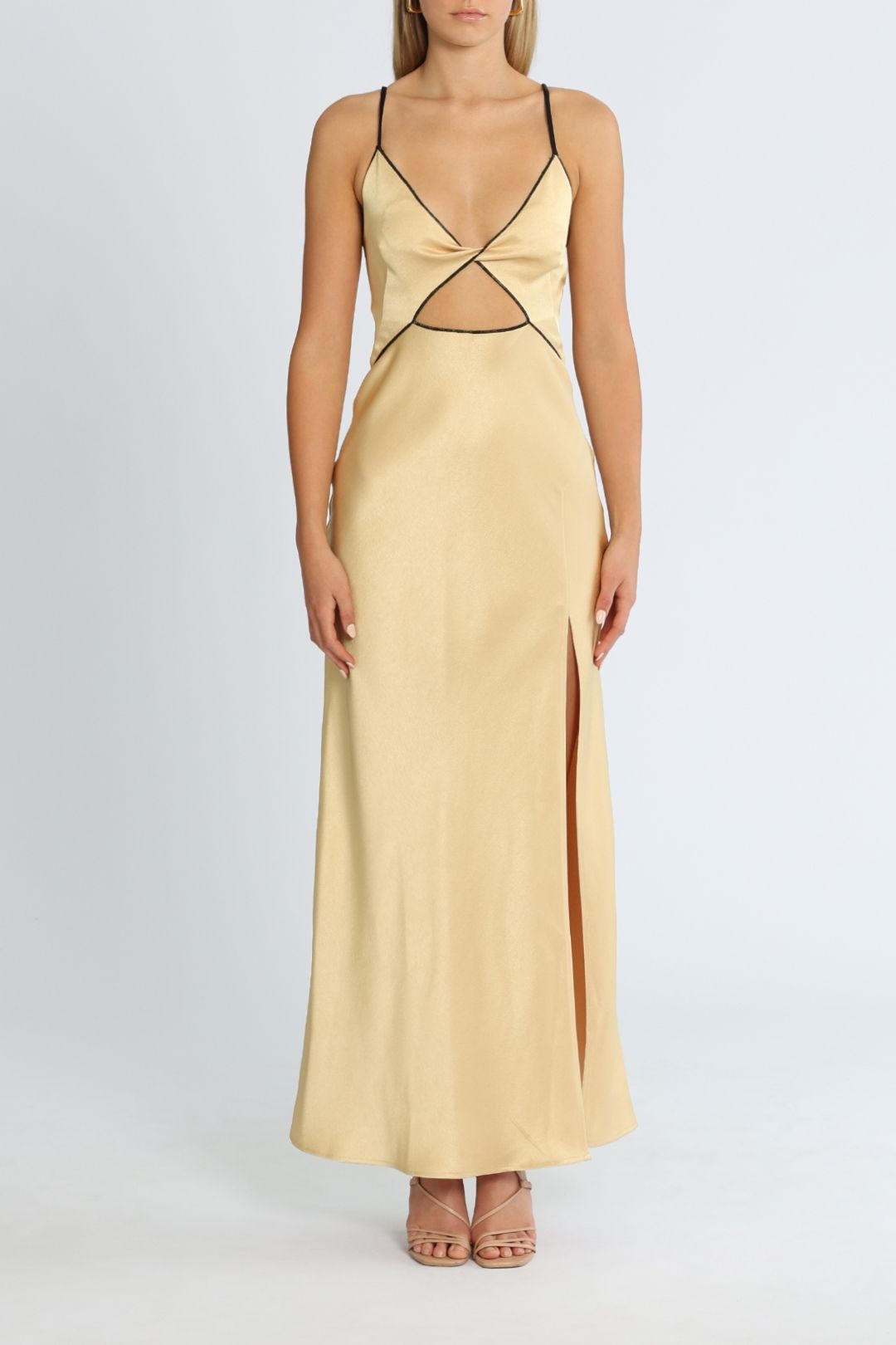Bec and Bridge Hazel Maxi Dress Wheat