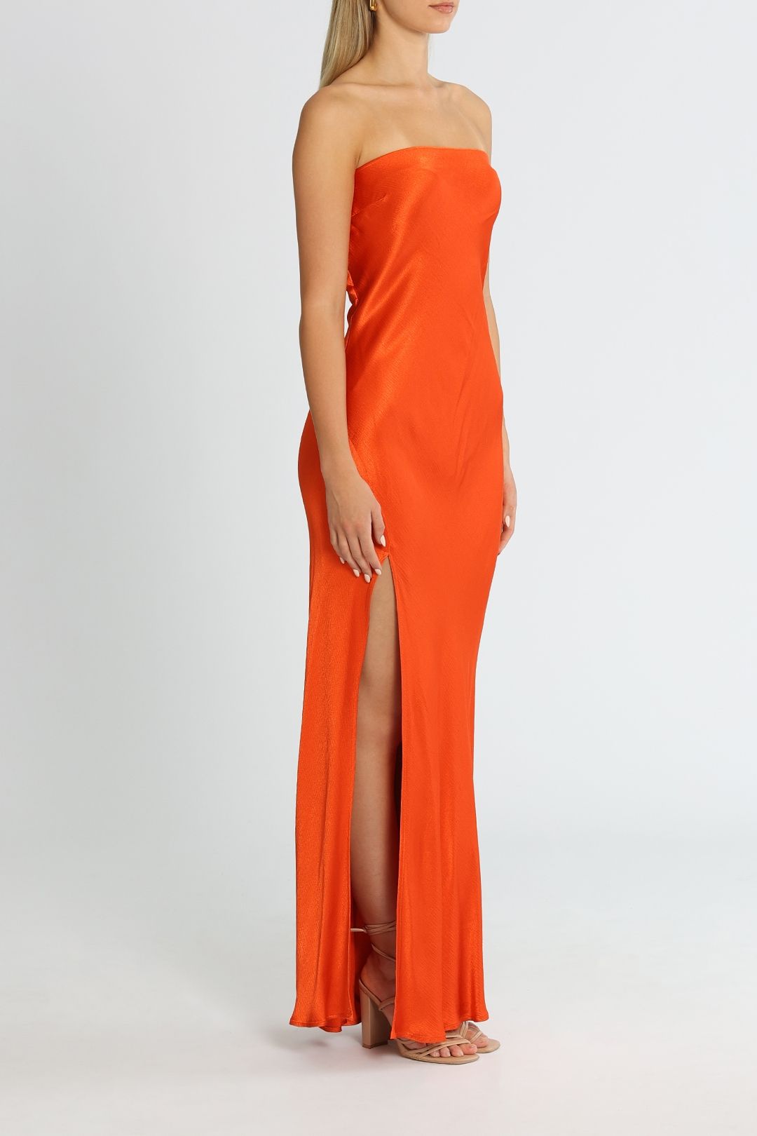 Bec and bridge red strapless dress hot sale