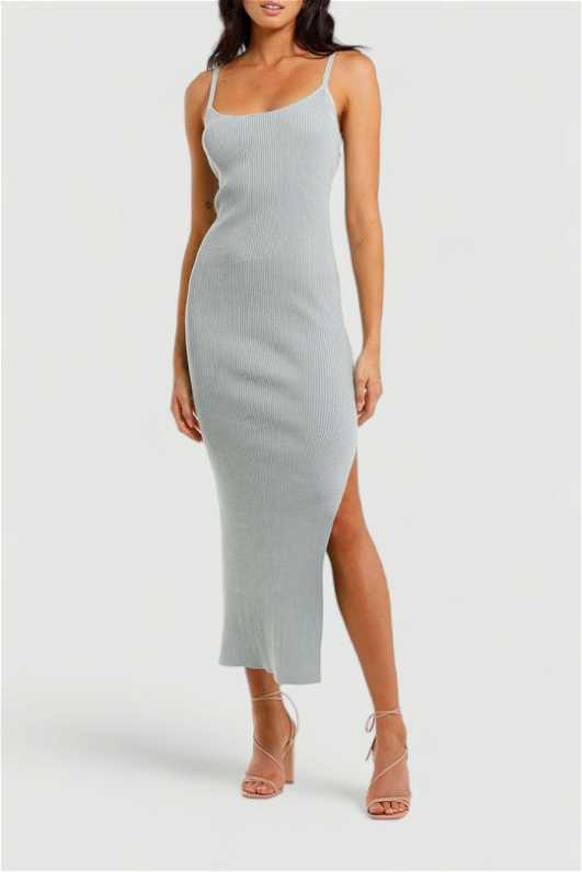 black knitted off the shoulder dress Windsor Giada Glitter Knit Off-the-Shoulder Column Dress in Red | Size: XS main image 1