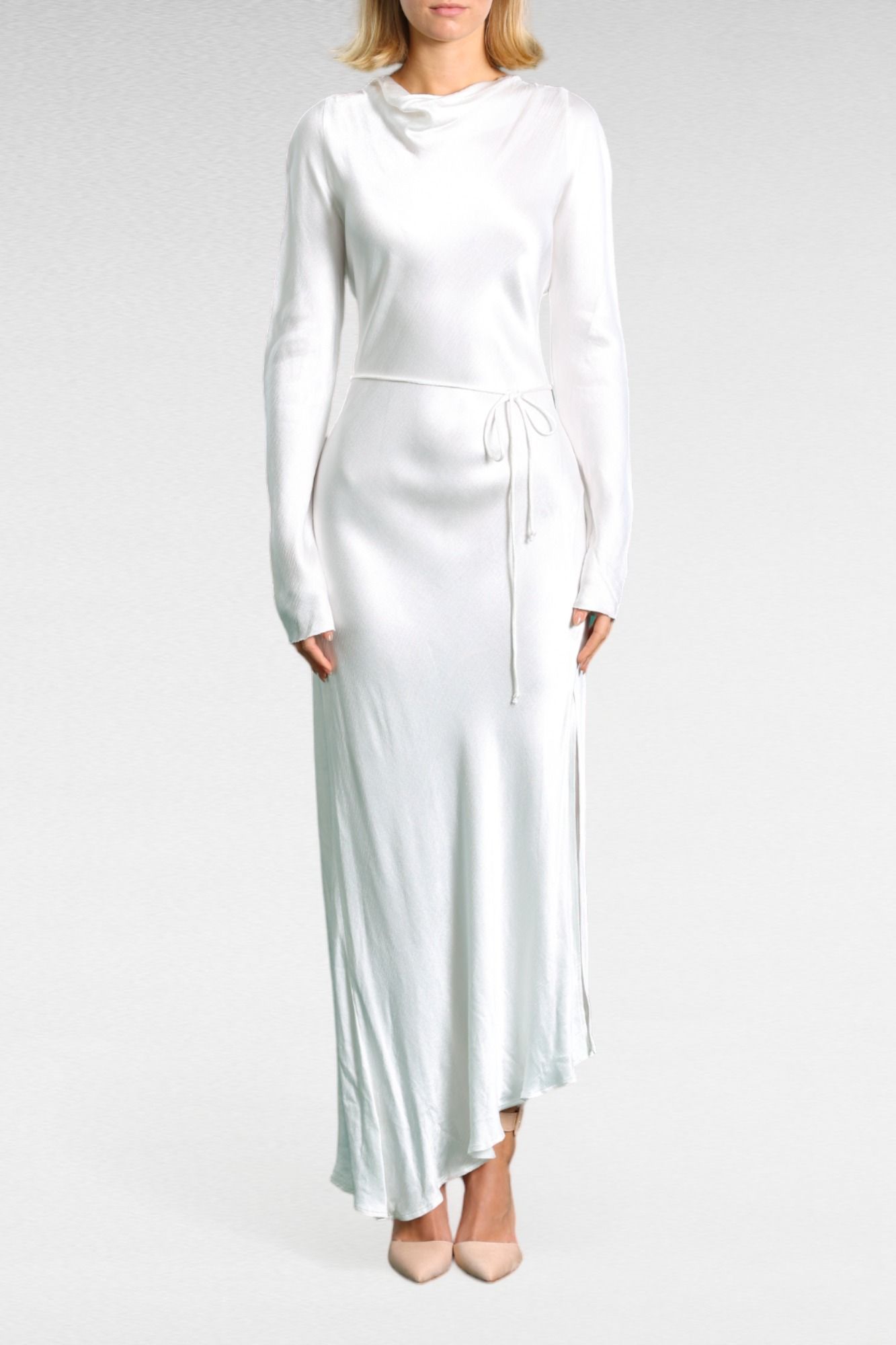 Bec and Bridge Moon Dance Long Sleeve Maxi Dress Ivory