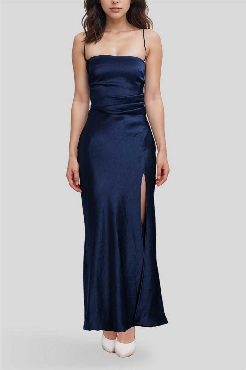 Hire Nadia Maxi Dress Navy | Bec and Bridge | GlamCorner