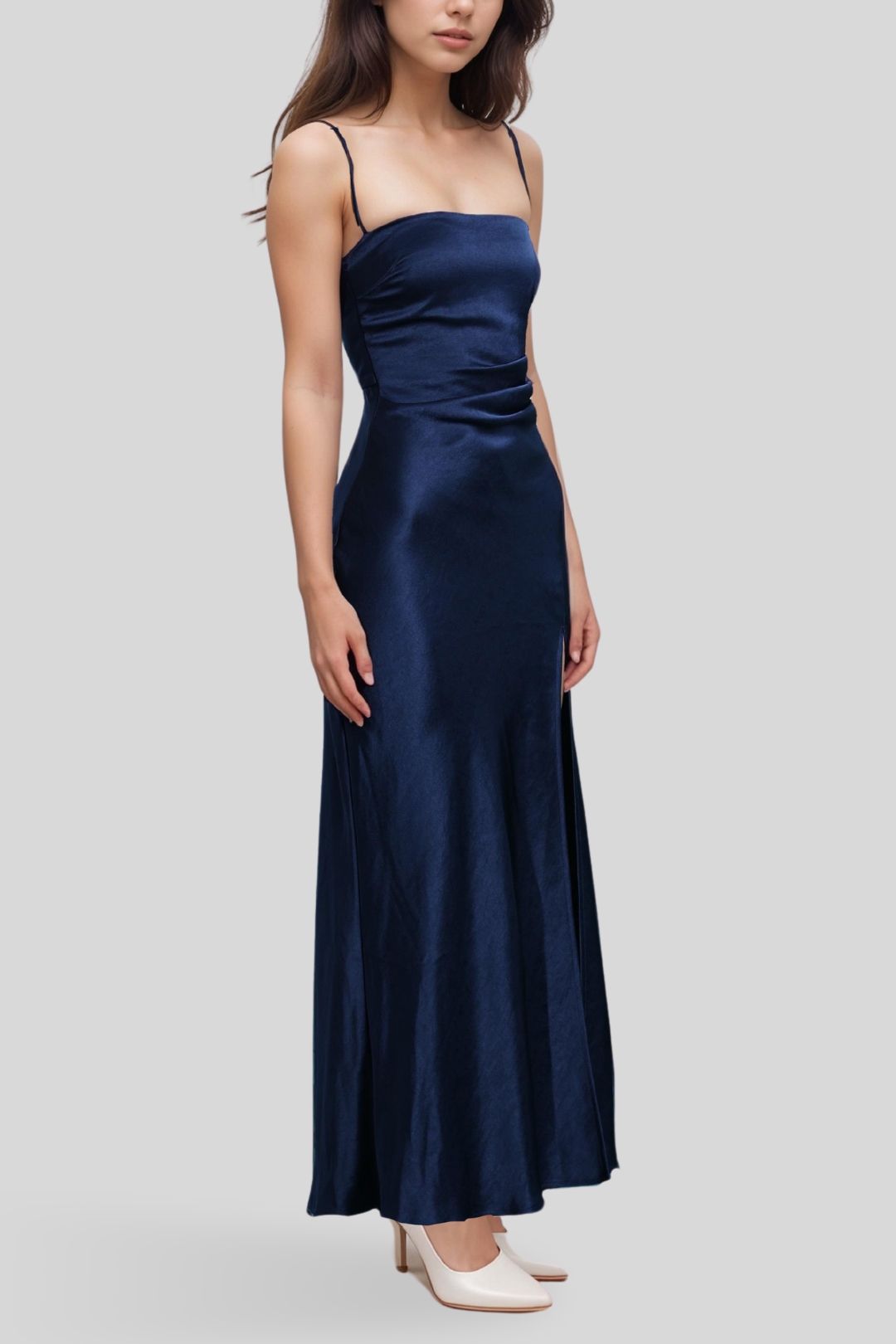 Hire Nadia Maxi Dress Navy Bec and Bridge GlamCorner