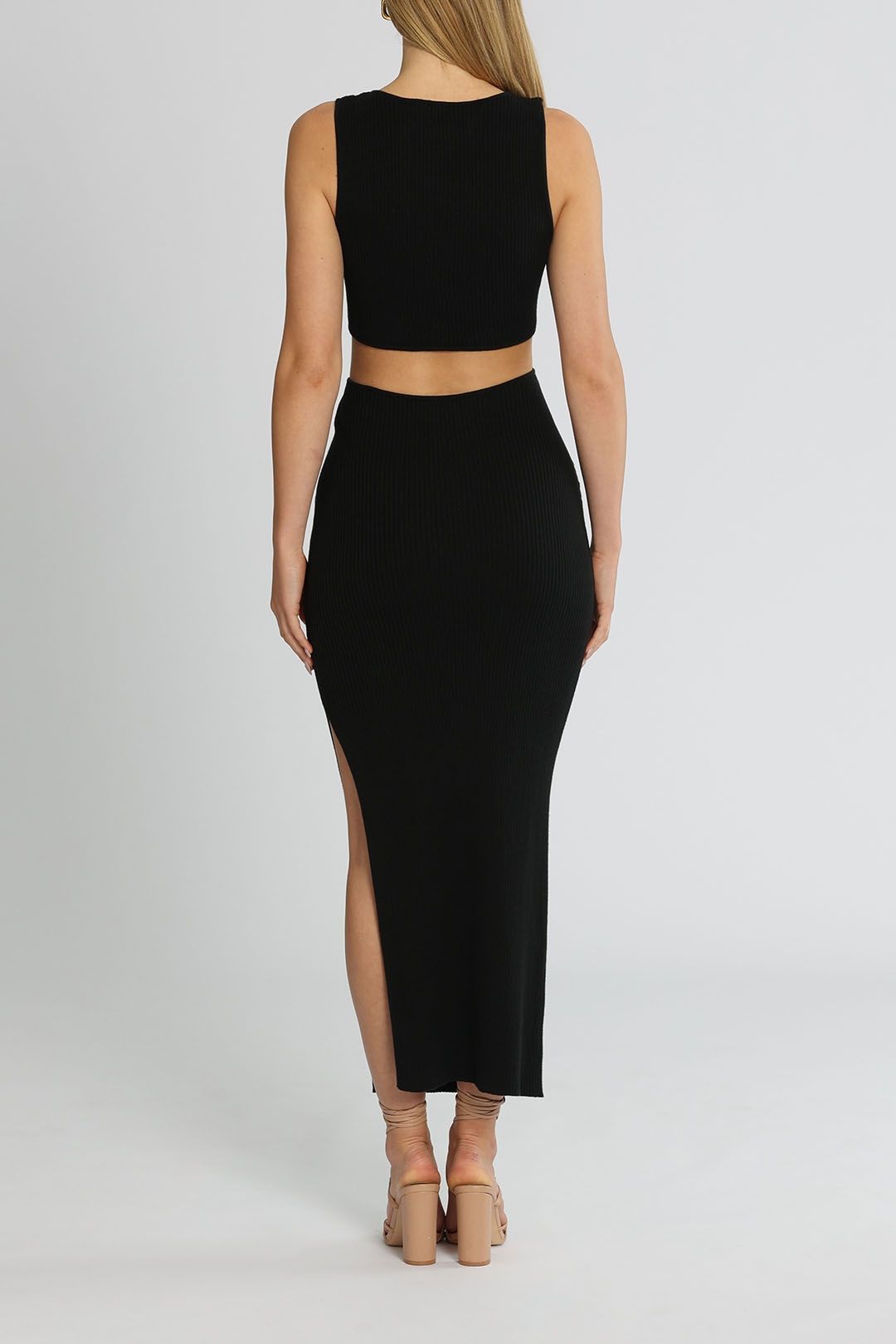 Hire Riviera Knit Midi Dress | Bec and Bridge | GlamCorner Hire Riviera Knit Midi Dress | Bec and Bridge | GlamCorner