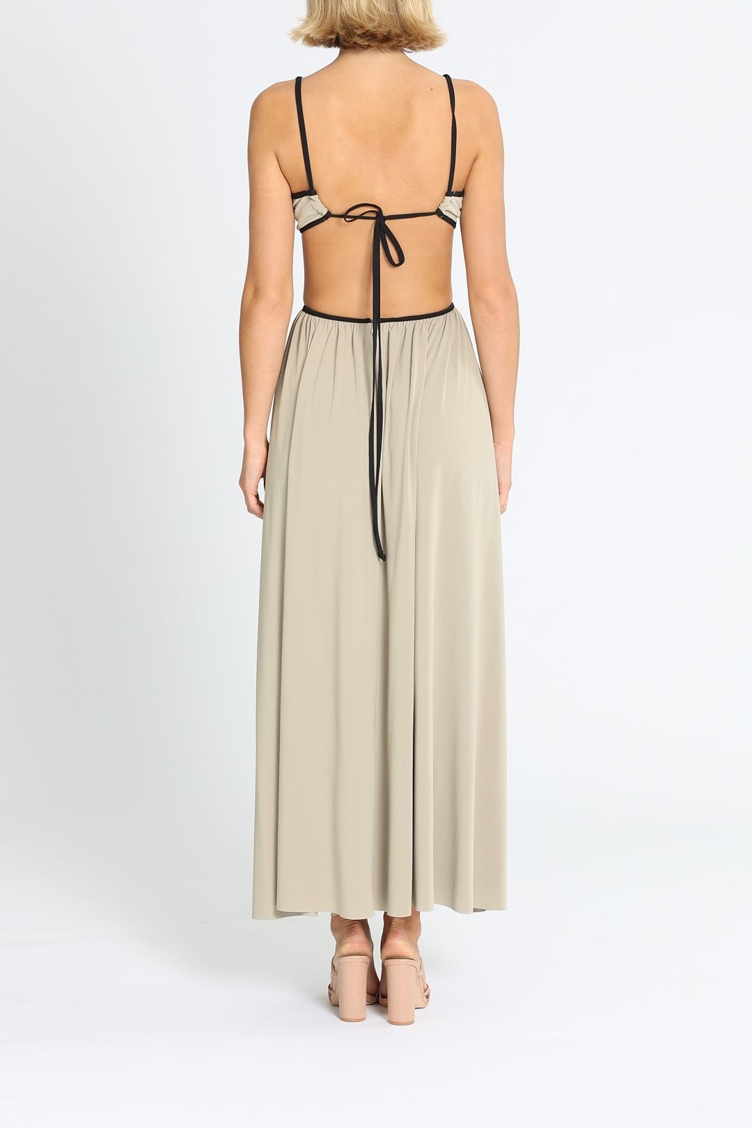 Bec and Bridge Sesame Maxi Dress Sesame Backless