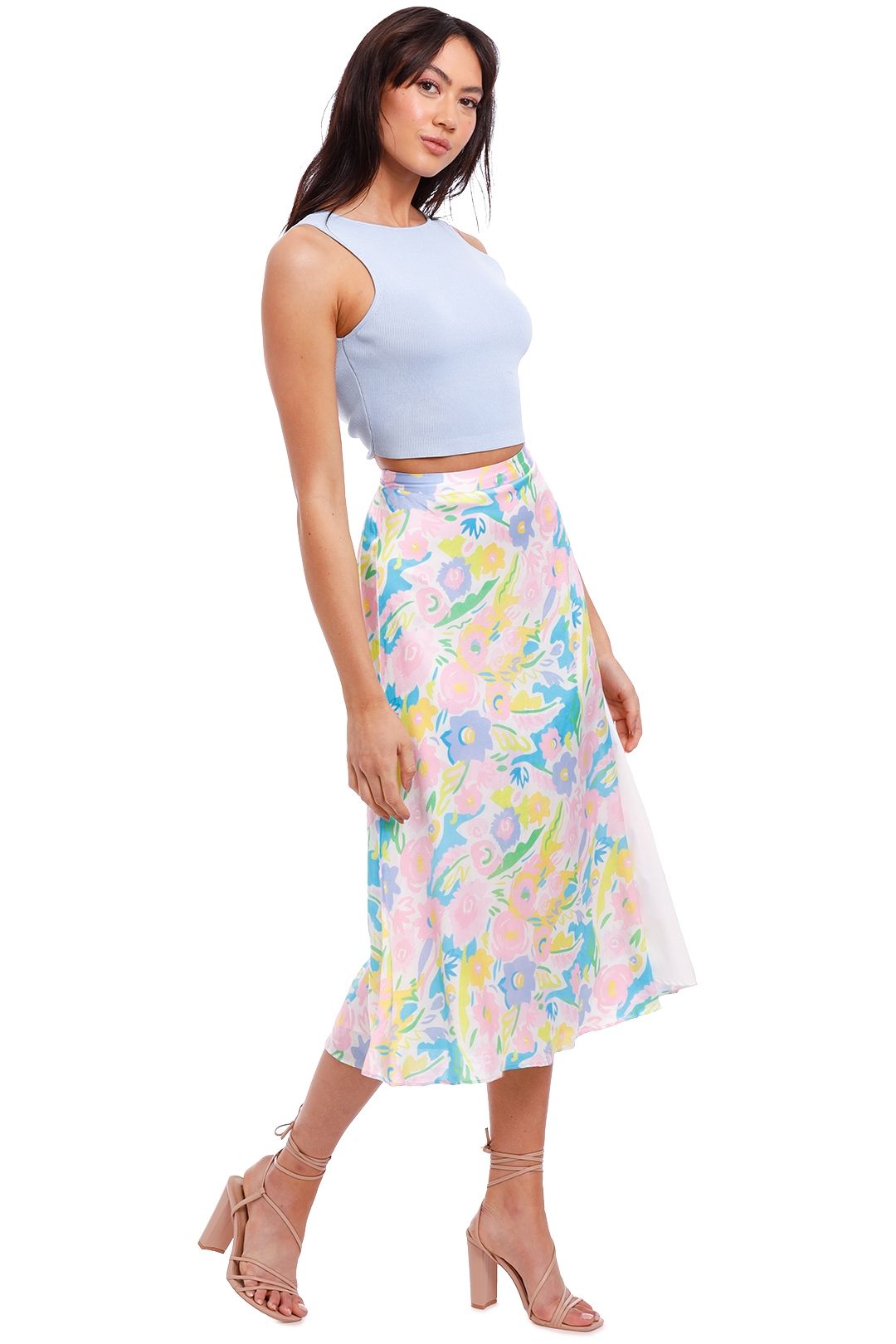 Hire Sorbet Summer Knit Twist Top | Bec and Bridge | GlamCorner