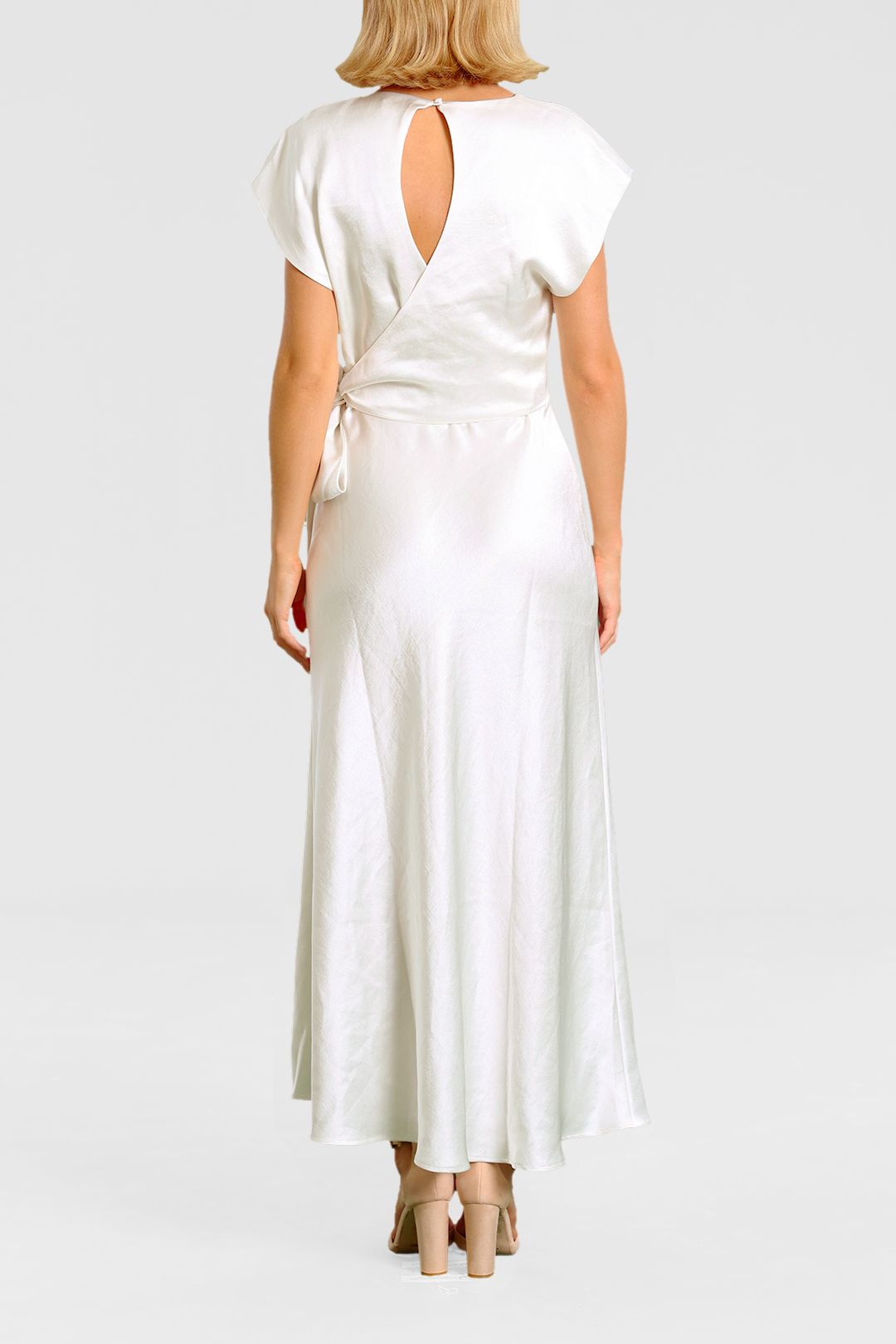 THE DREAMER WRAP DRESS - IVORY