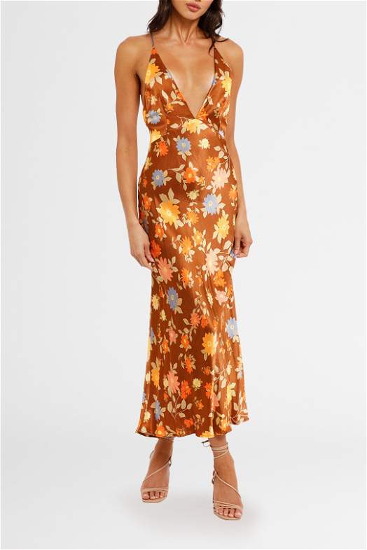 linen button down midi dress Presley Linen U-Back Button Down Midi Dress in Rosetta