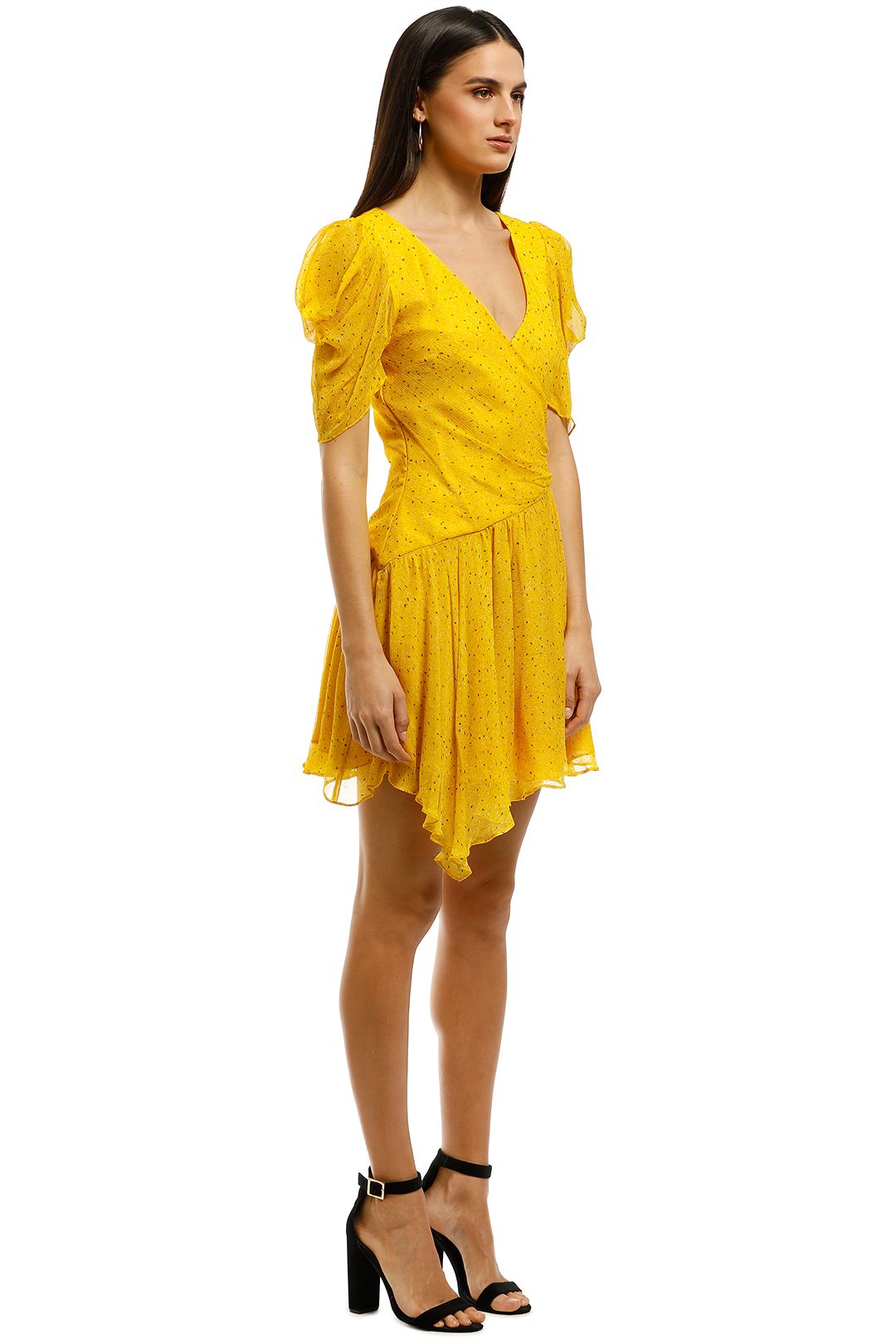 Bec+Bridge-Hibiscus-Golden-Mini-Dress-Marigold-Print-Side