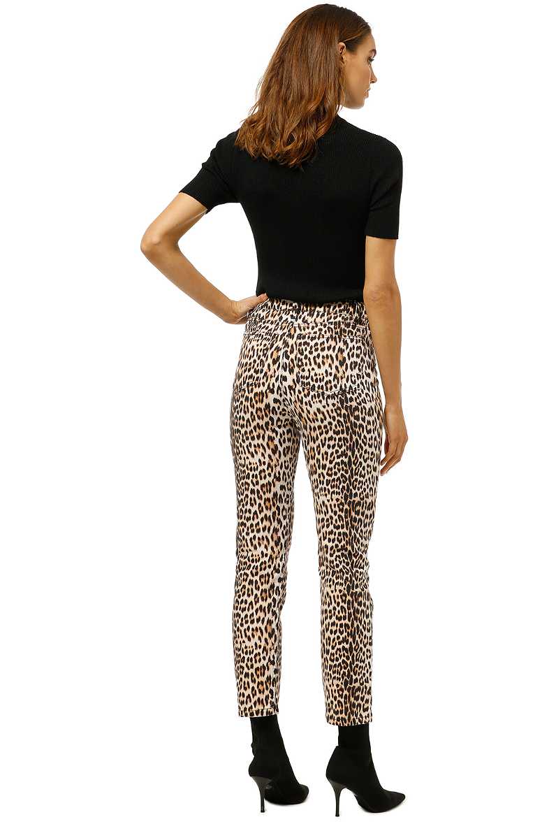 Boat Weekend High Waist Pants in Leopard Print Curves • Impressions Online  Boutique