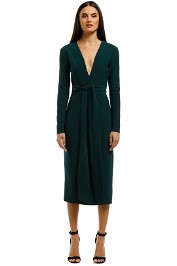 Bec+Bridge-Tasha-LS-Midi-Dress-Emerald-Front