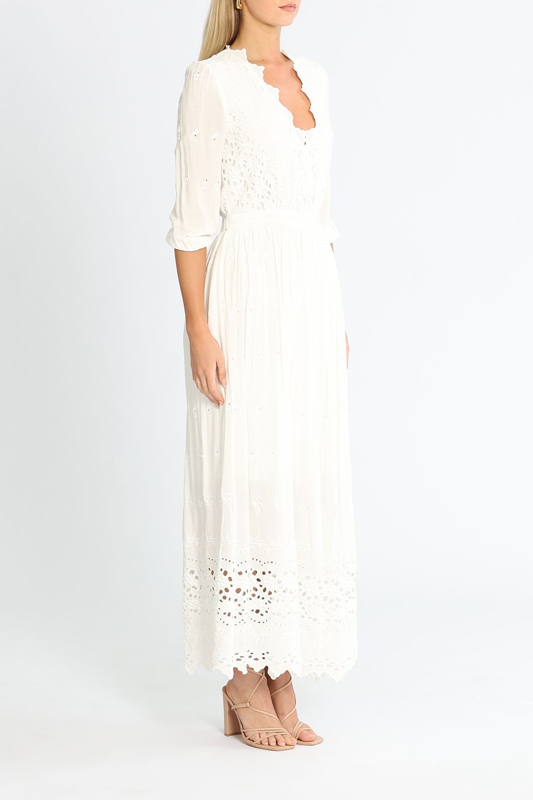 Belle and Bloom All Eyes On Me Midi Dress Lace