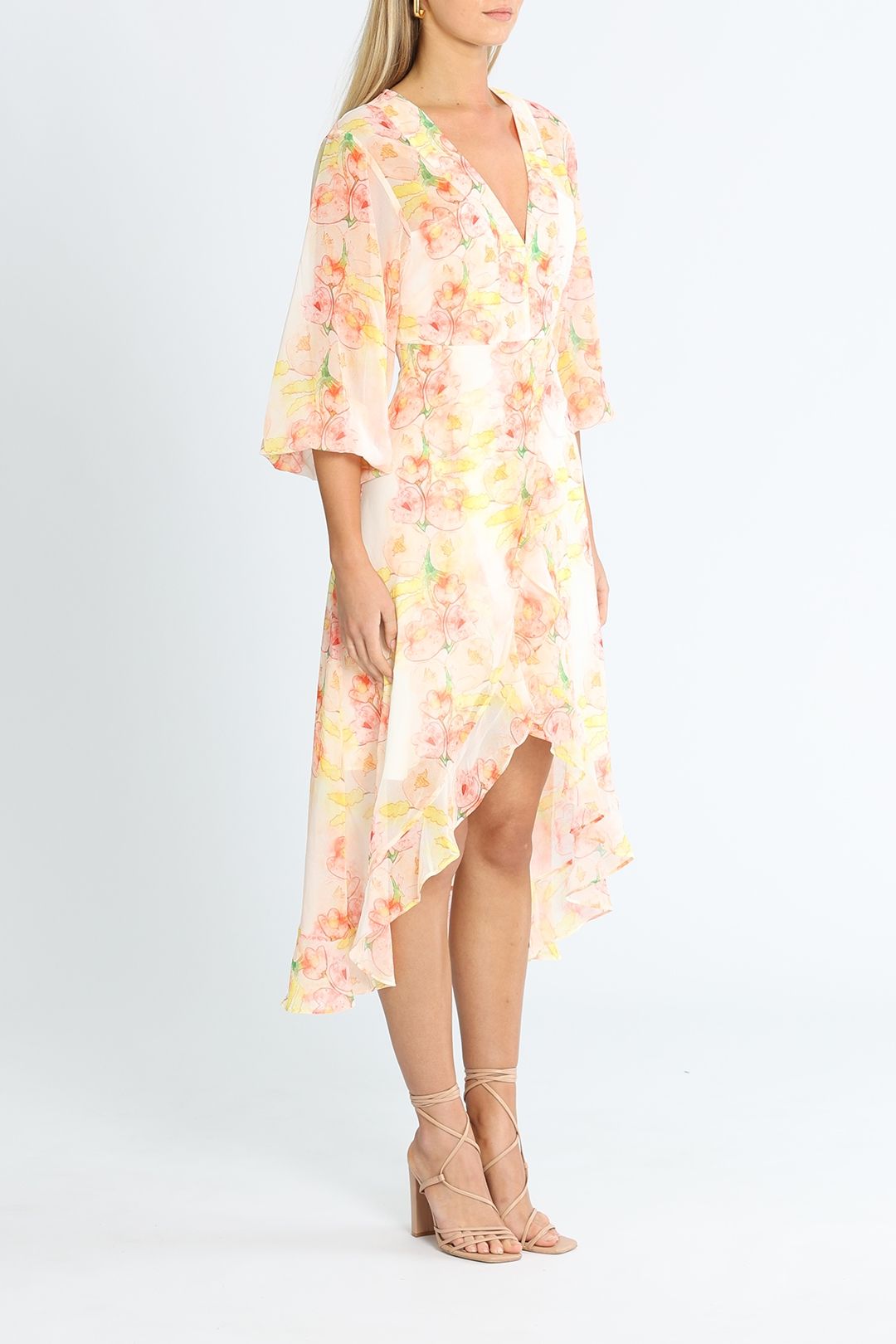 Belle and Bloom Beautiful Escape Dress Floral Ruffles