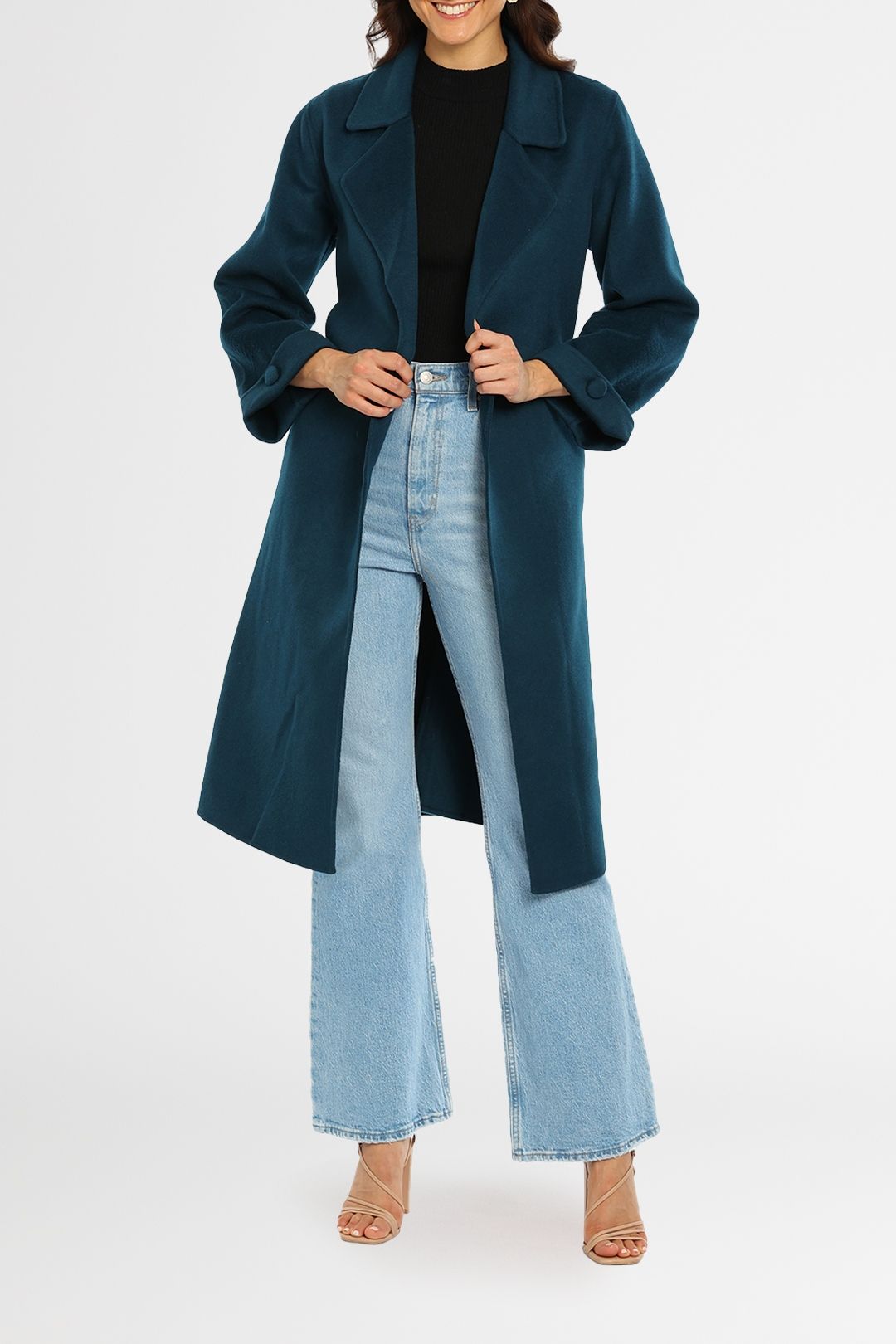 Next teal deals coat