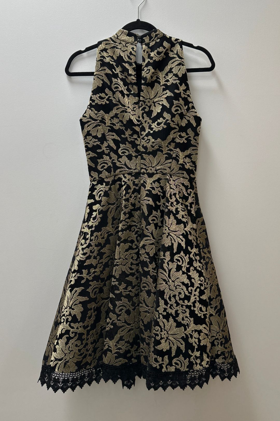 Buy Black and Gold When in Rome Dress Review GlamCorner