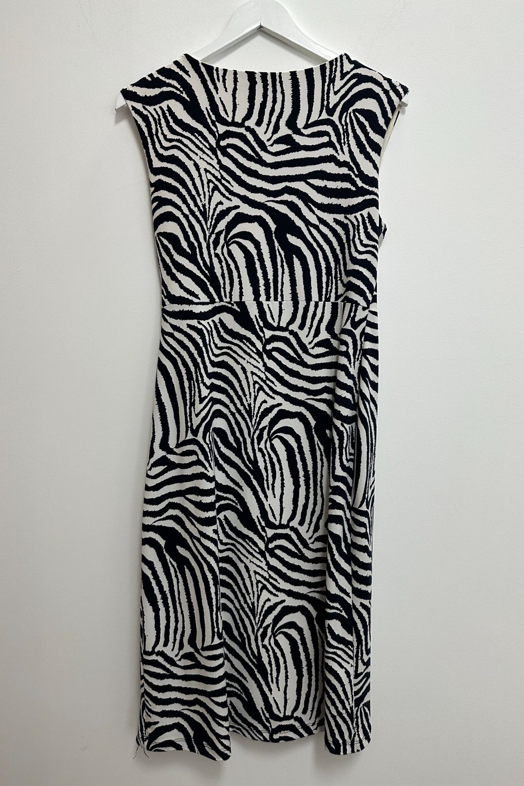 Black white animal print dress online