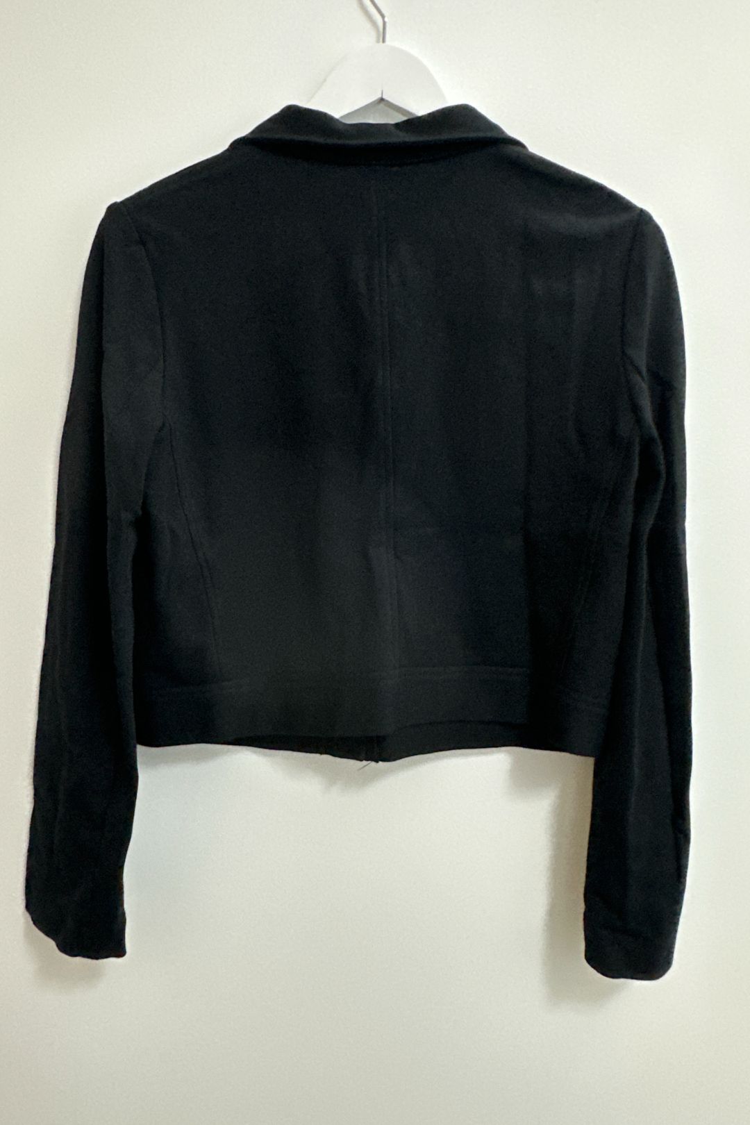 George Black Jacket With Covered Buttons