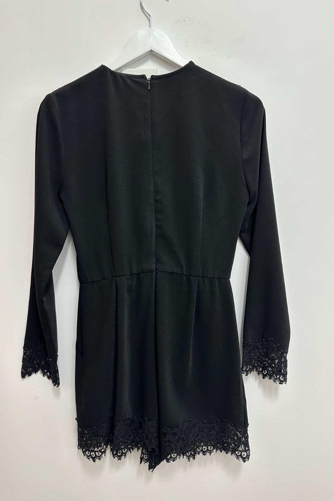 Zimmermann Black Lace Detail Playsuit