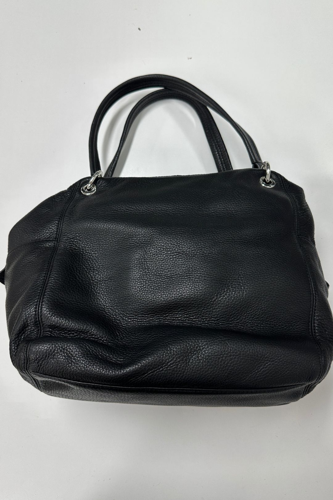 DKNY  Black Leather Shoulder Bag