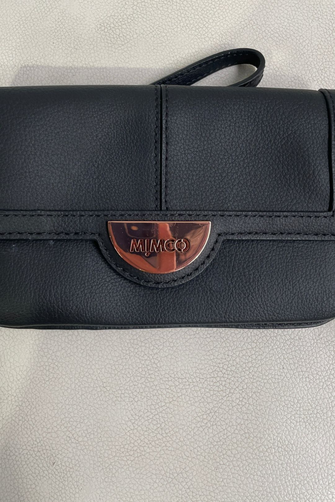 Mimco black sales clutch