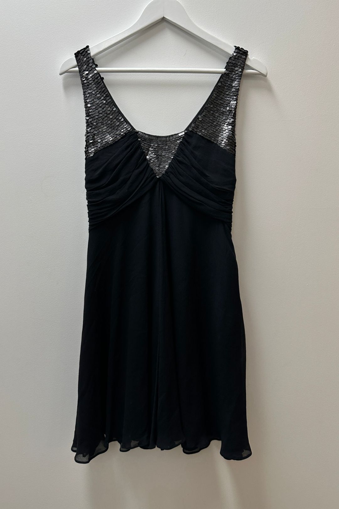 Black Silk Cocktail Dress