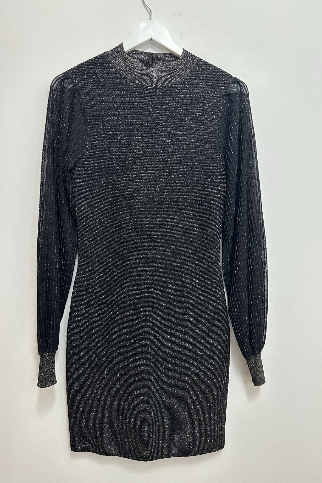 knee length dresses for ladies Grey Lamé Dress | Reiss Dress main image 1