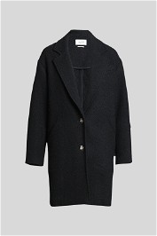 Isabel Marant Black Single-breasted Tailored Coat
