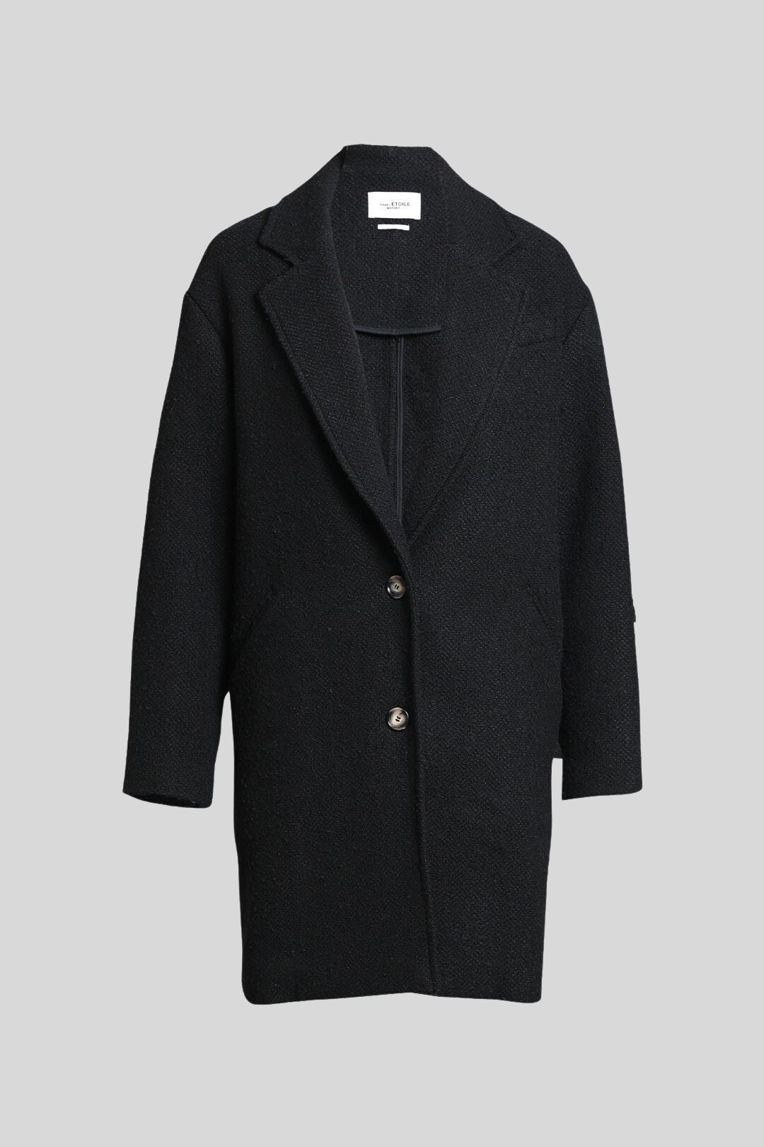 Isabel Marant Black Single-breasted Tailored Coat