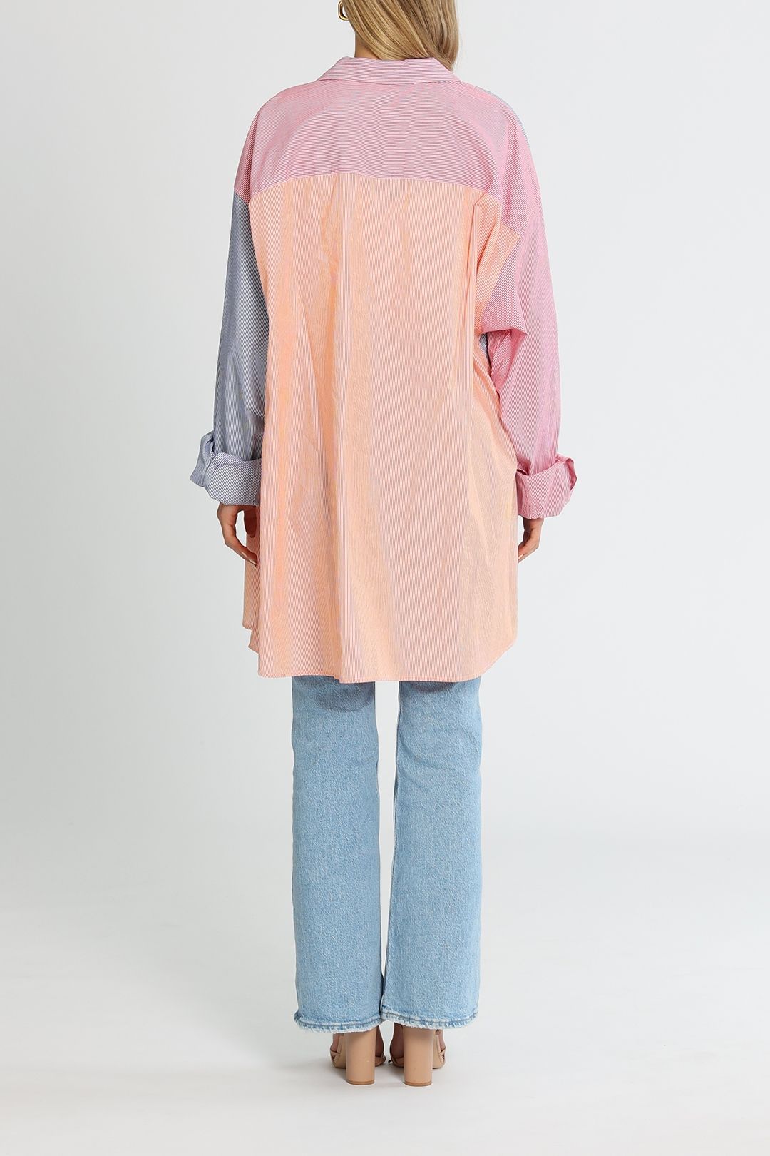 Blanca Benny Shirt Orange Long Length