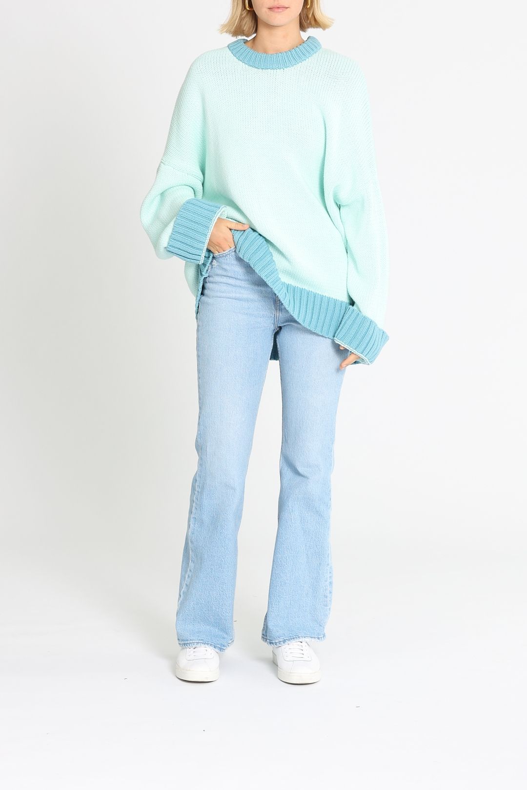 Hire Chambord Knit in Blue Blanca GlamCorner