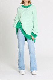 Blanca Chambord Knit Green Crew