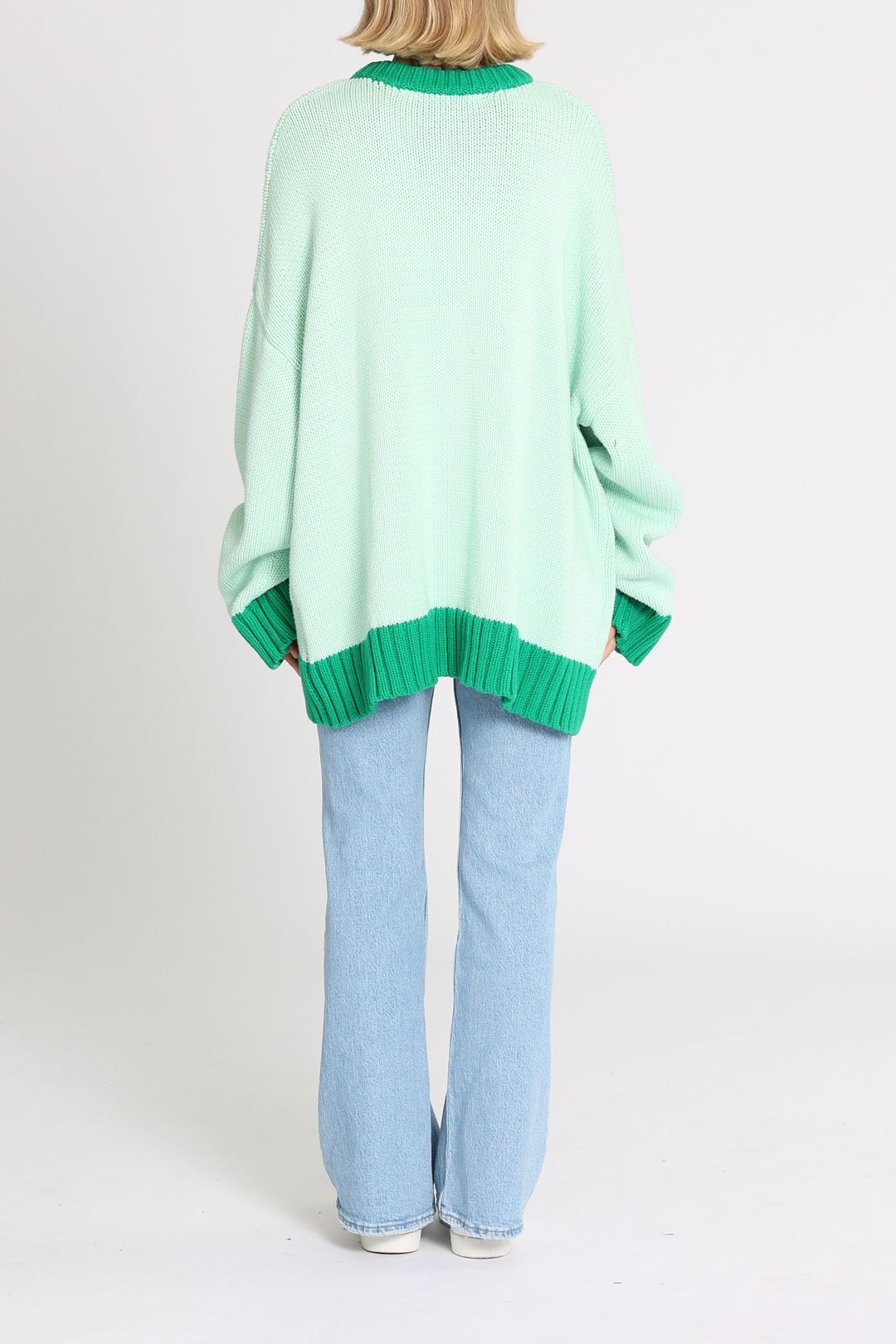 Blanca Chambord Knit Green Long Sleeves