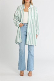 Blanca Frankie Shirt Green Stripe
