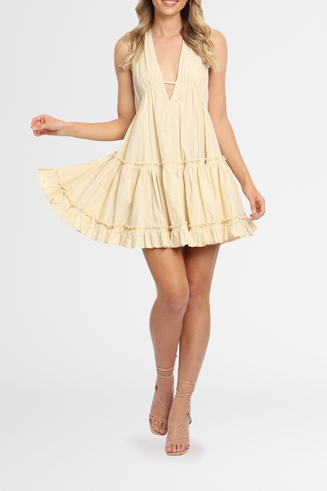 Blanca Singer Dress cream yellow