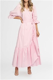 Blanca Ziggy Dress Pink wrap