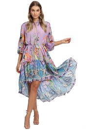 Blouson High Low Dress At First Sight