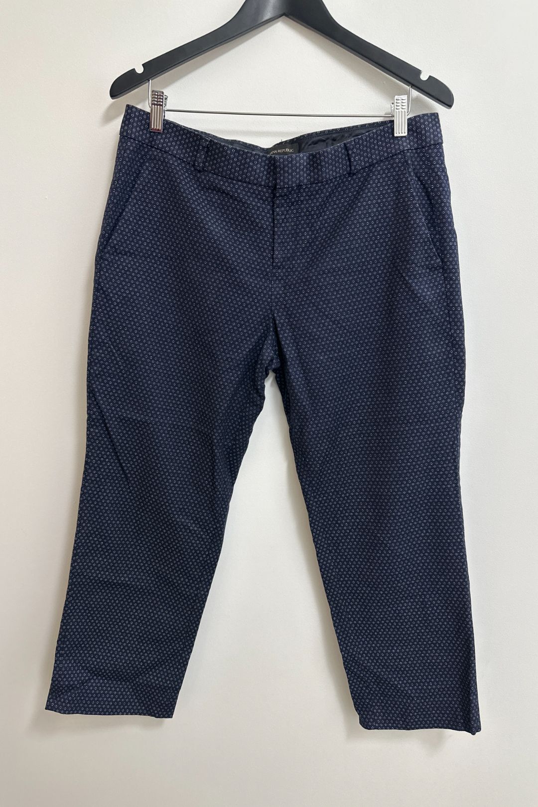 Banana Republic Blue and White Straight Leg Avery Pants
