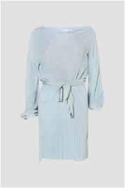 Kookai Blue Long Sleeve Mini Dress