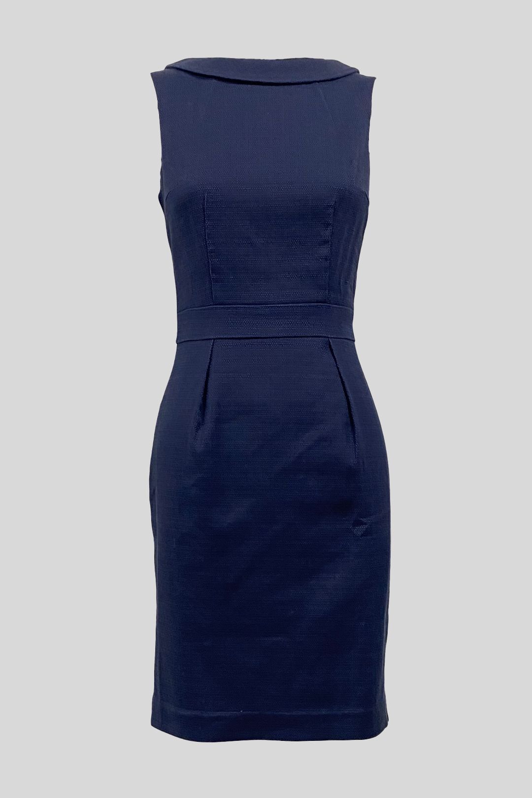 Boden - Flap Neckline Navy Pencil Dress