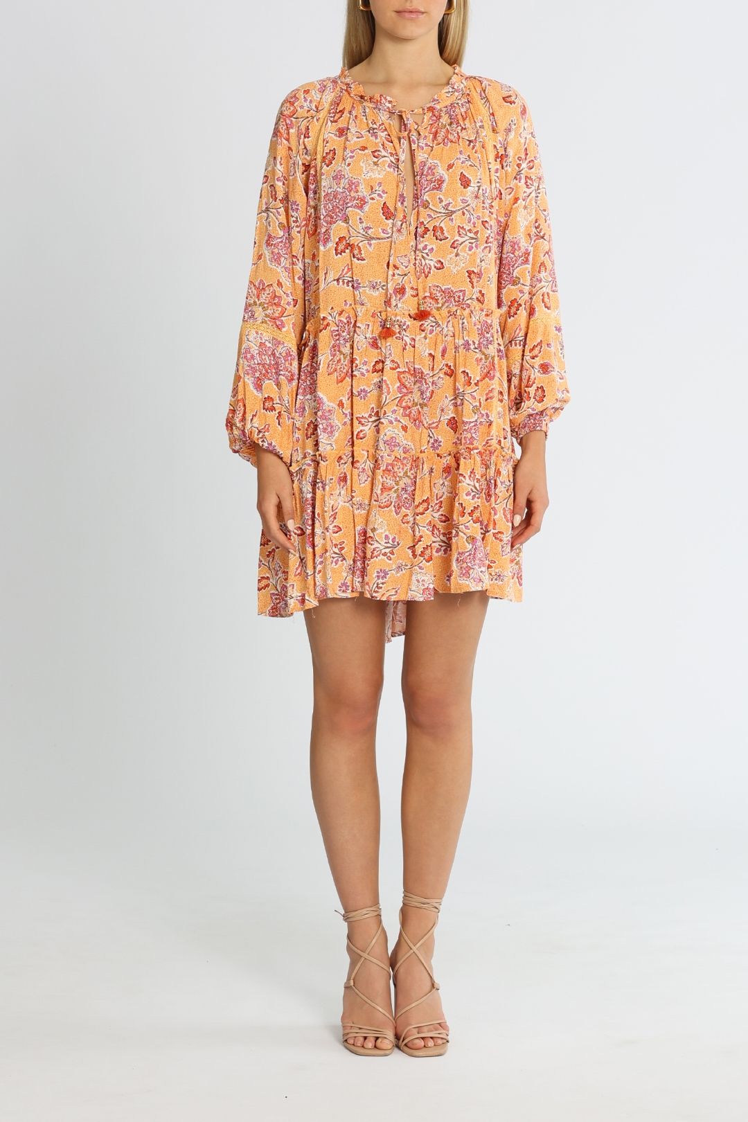 Bohemian traders dress top