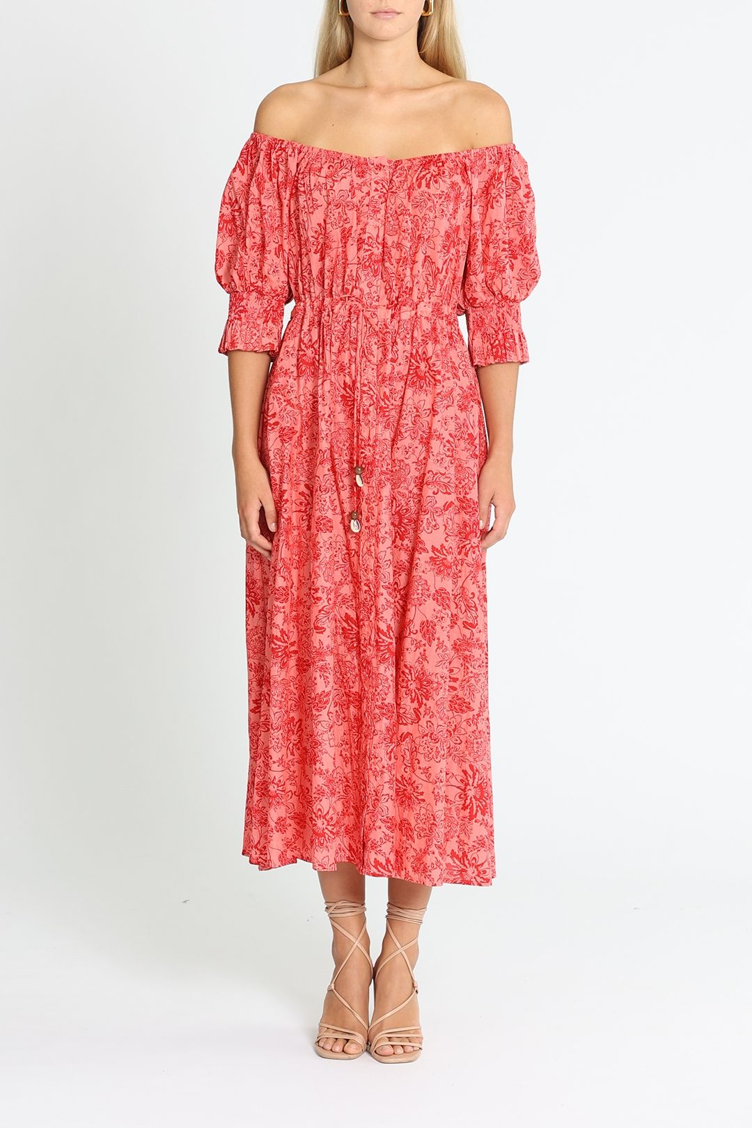 Bohemian Traders Yardage Cotton Dress Fuscia Multi