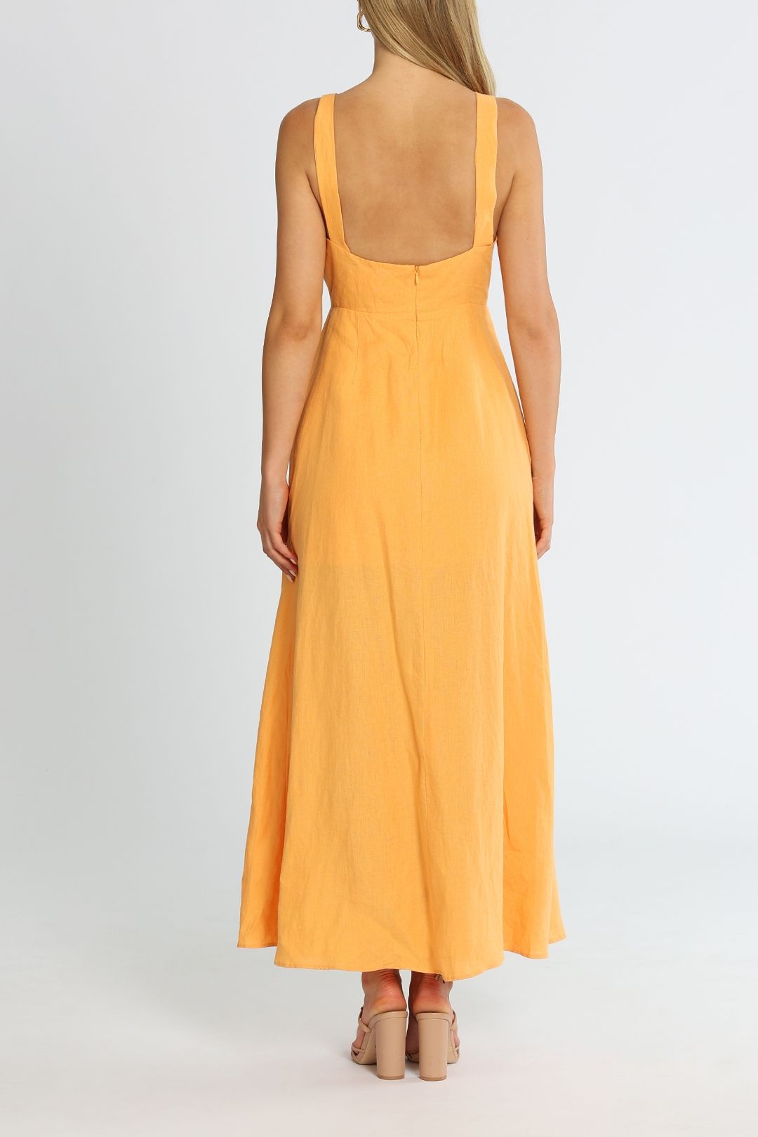 aperol linen dress Petal and Pup Women's Emilia Short Set