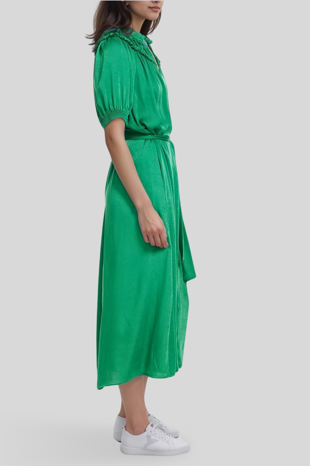 Brave and True Bistro Dress Emerald
