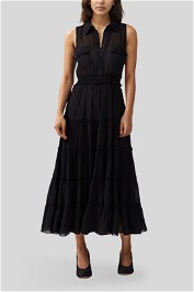 Brave and True	Lido Sleeveless Dress in Black
