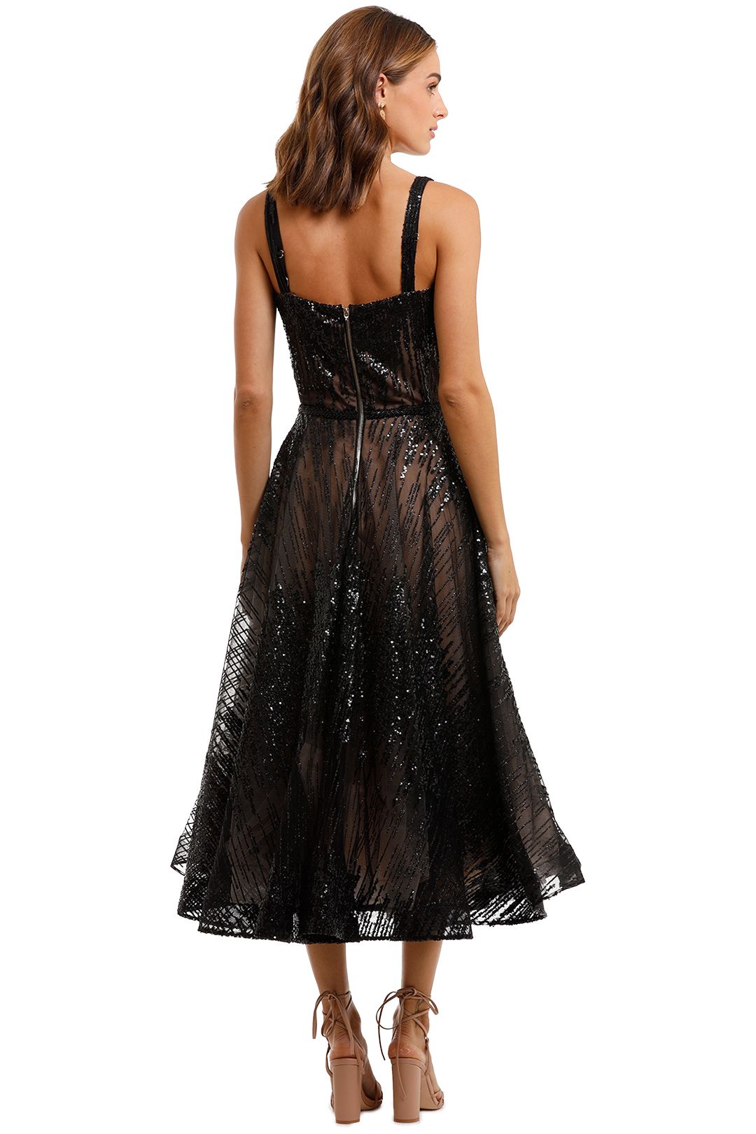 Hire Mademoiselle Noir Dress Bronx and Banco GlamCorner